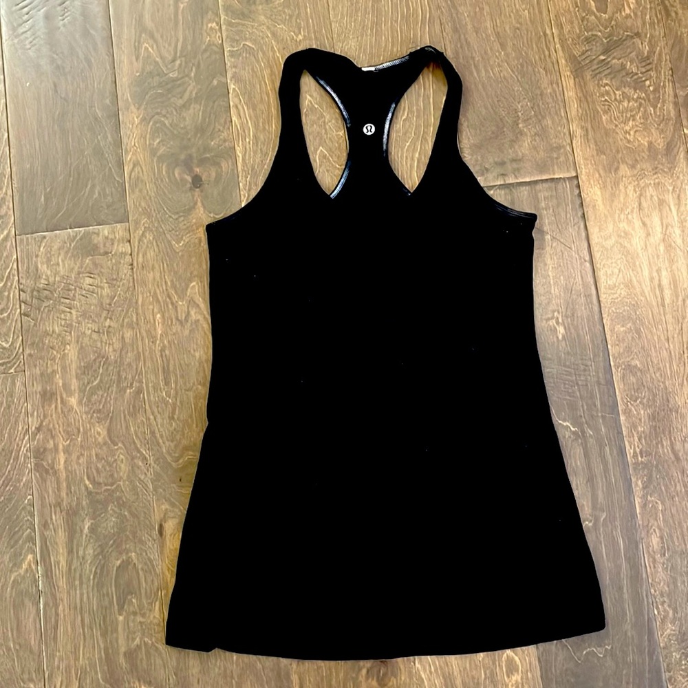 Lululemon black racer back tank